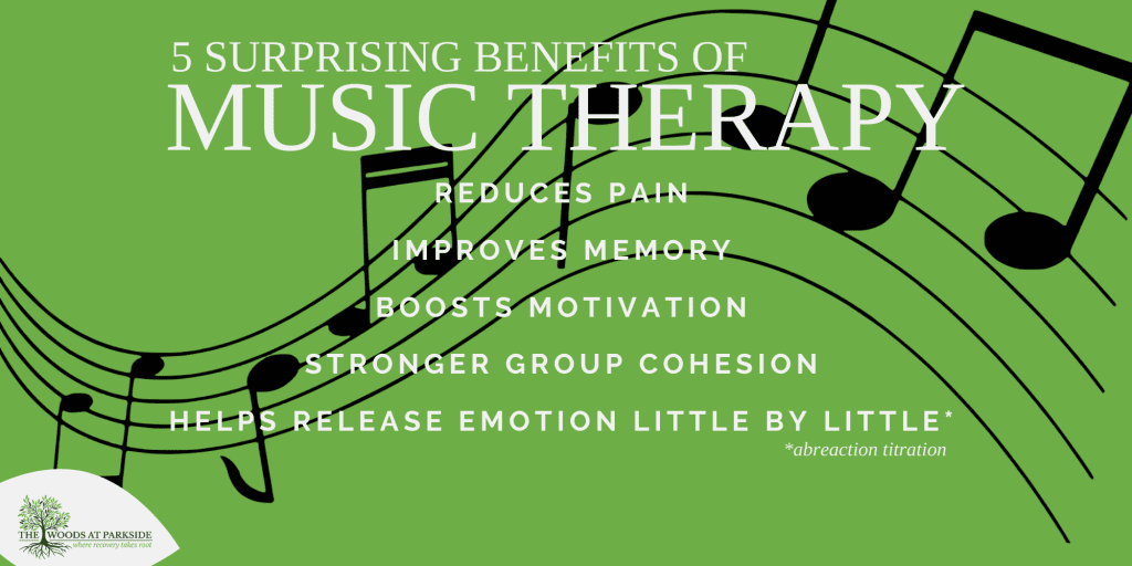 music therapy infographic