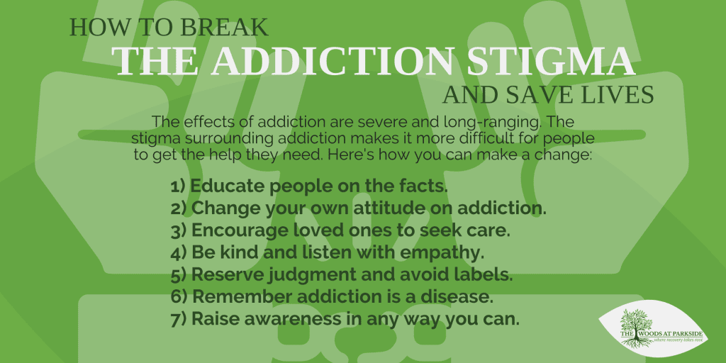 How to Break The Addiction Stigma and Save Lives Infographic